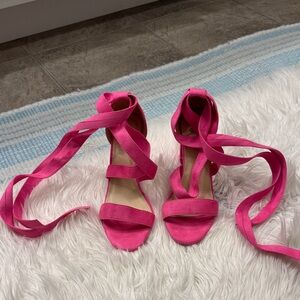Pink Strappy Women's Sandals